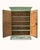 Early 19th Century French Pistache Green Marriage Armoire For Sale - Image 5 of 17