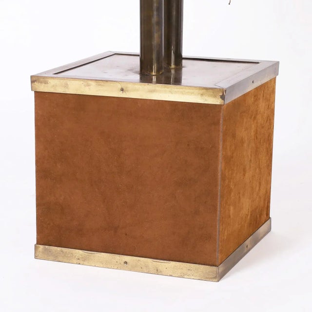 Mid-Century Brutalist Palm Tree Sculpture Lamp For Sale - Image 9 of 10