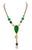 Contemporary Leaderline Jade Pearls Smoky Quartz Gems 18k Rose Gold Necklace For Sale - Image 3 of 5