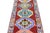 Red Vintage Turkish Hand-Knotted Wool Runner With Colorful Octagonal Medallions For Sale - Image 8 of 10