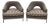 Baker Carnelian Sculptural Lounge Chairs by Jean-Louis Denoit, a Pair For Sale