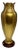 Early 20th Century Christofle Gallia Gilt Vase: Art Nouveau Floral Design For Sale