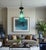 Art Glass Aqua Black Pendant Light For Sale - Image 16 of 18