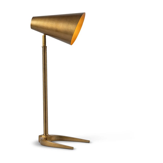 Mid-Century Modern Oslo Modern Accent Lamp with Metal Shade For Sale - Image 3 of 8
