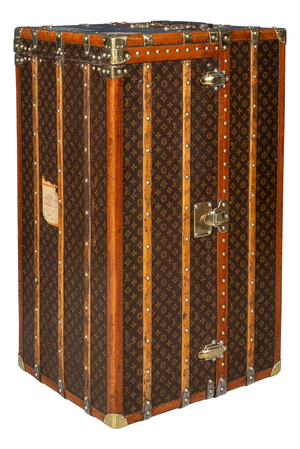 Wardrobe Trunk in Monogram Canvas from Louis Vuitton, France, 1920s