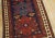 1900s Blue Navy Tribal Geometric Antique Caucasian Kazak Talish Runner Rug For Sale In New York - Image 6 of 12
