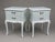 1900s French Louis XVI Mint Beech Nightstands-Pair For Sale - Image 4 of 10
