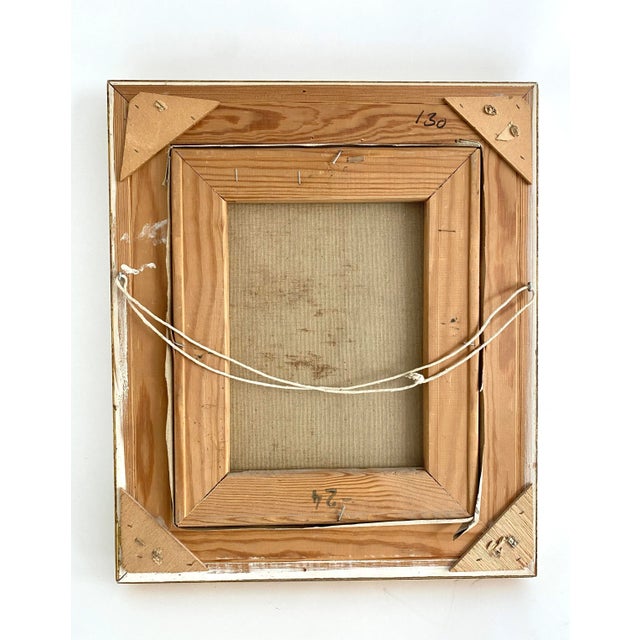 From a recent French container, this floral still life on canvas in the impasto style with heavy texture is displayed in a...