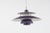 Louis Poulsen 1960's Henningsen Ph5 Pendant Light Fixture in Purple for Poulsen For Sale - Image 4 of 15