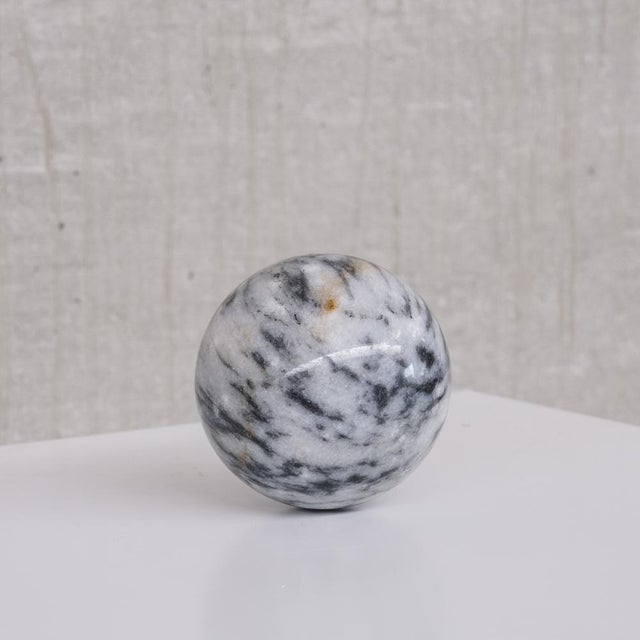 Small Marble Mid-Century Ball Desk Decoration For Sale - Image 5 of 7
