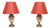 Satsuma Table Lamps, Japan, 1950s, Set of 2 For Sale