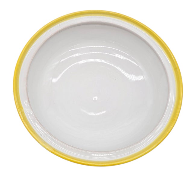 Ceramic Hand Painted Deruta Italy Raffaelesco Covered Bowl by Sberna – 8" Artisan Pottery For Sale - Image 7 of 9