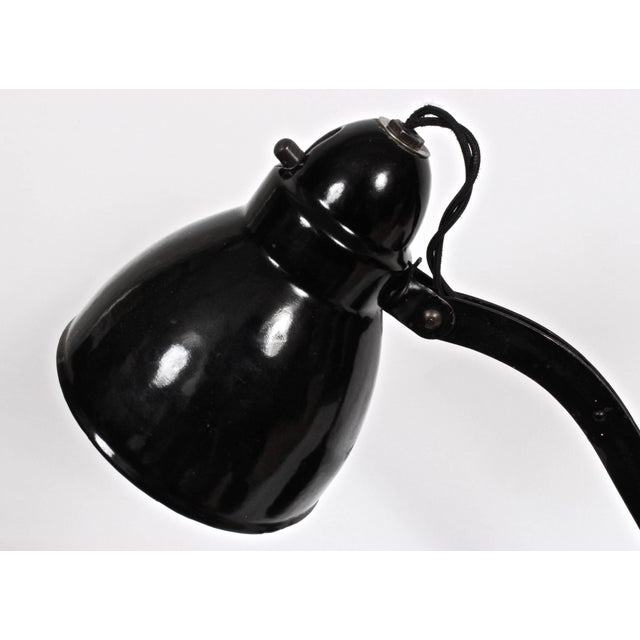J.J. Pieter Oud J. J. Pieter Oud Style Black Bauhaus Architects Desk Lamp, C. 1930 For Sale - Image 4 of 11