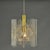Small Mid-Century Modern Pendant Lamp in Clear Acrylic Glass, Wire and Brass, 1970s For Sale - Image 10 of 18