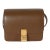Brown Smooth Leather Small Box Bag For Sale