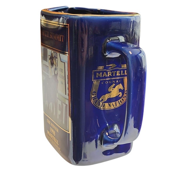 1998 Martell Cognac Grand National Numbered Limited Edition Whisky Water Jug For Sale - Image 4 of 6