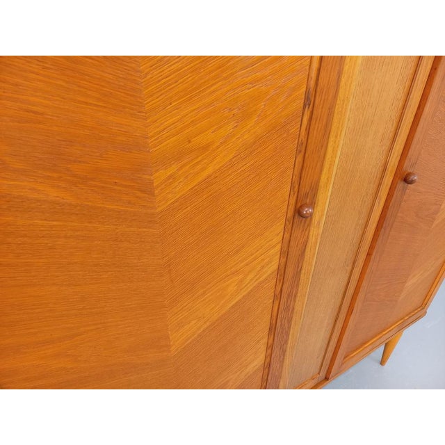 Vintage Oak Wardrobe, 1960s For Sale - Image 10 of 17