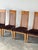 Set of 6 Milo Baughman Style Cane Back Burl Dining Chairs by Lane, 1970s For Sale In Greensboro - Image 6 of 18