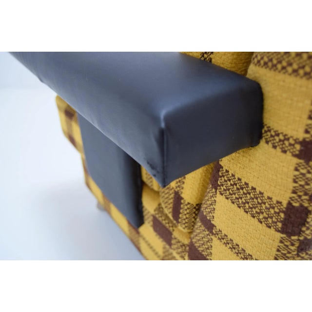 MId-Century Armchair with Wheels, 1970s For Sale - Image 11 of 12