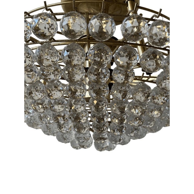 24” diameter 18” high Good condition Bring classic Hollywood Regency glamour charm into your home with this exquisite...