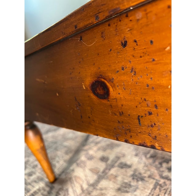 Vintage Pine Shop Originals Two-Tier Side Table For Sale - Image 10 of 11