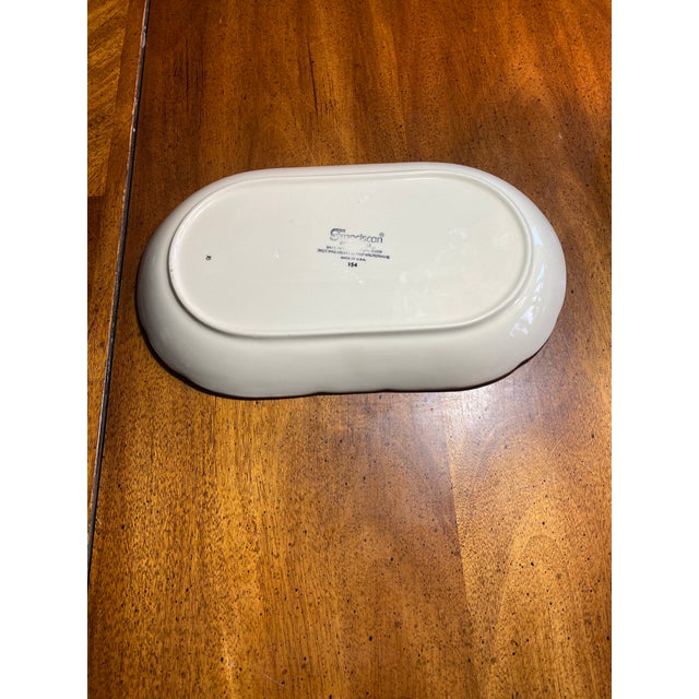 1980s 1980s Franciscan Desert Rose 3 Part Relish Platter For Sale - Image 5 of 12