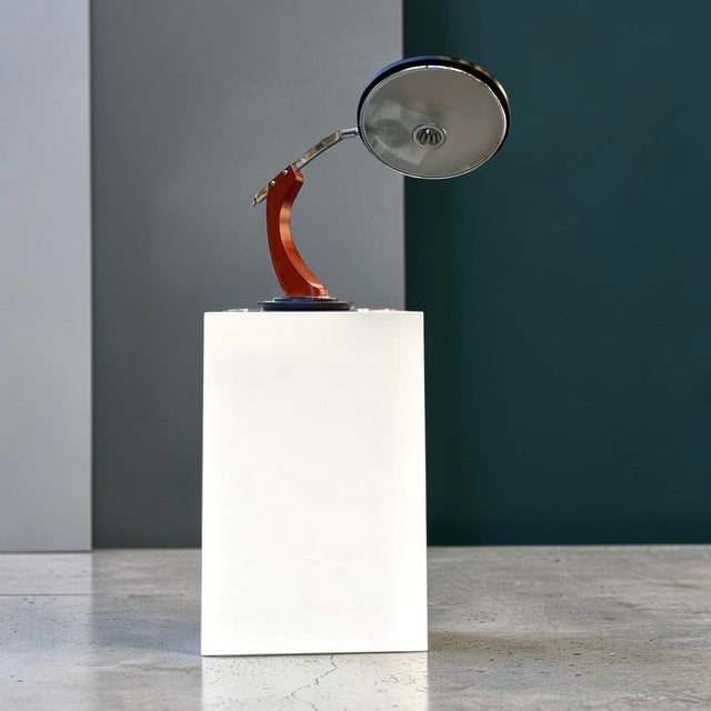 Postmodern Large Table Lamp by Luis Perez De La Oliva for Fase Madrid, 1968 For Sale - Image 3 of 18