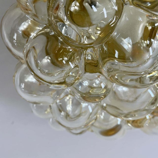 Mid-Century Modern Tinted Bubble Glass Flush Mount from Limburg, 1960s For Sale - Image 8 of 16