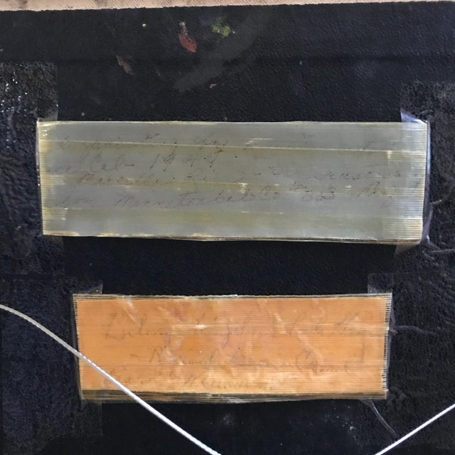 Beautiful custom framed (brand new frame) mid century portrait of a Native American Woman. Hand painted mixed media, looks...