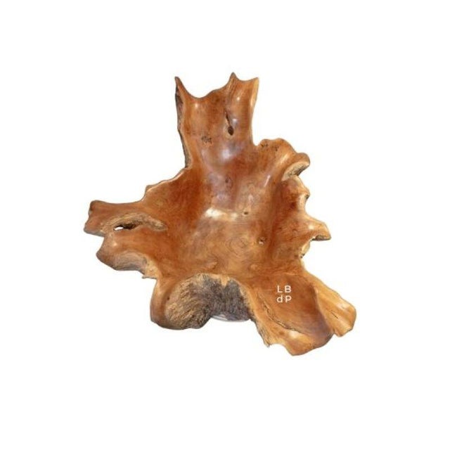 Brutalist Sculptural Wooden Centerpiece, 1970s For Sale - Image 15 of 17