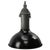 Vintage Industrial Dutch Black Enamel Ceiling Lamp from Philips, 1950s For Sale - Image 6 of 6