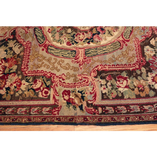 Textile Nazmiyal Collection Antique Karabagh Rug For Sale - Image 7 of 9