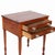 Antique Sheraton Cherry 2-Drawer Stand With Sandwich Glass Knobs C1840 For Sale - Image 15 of 18