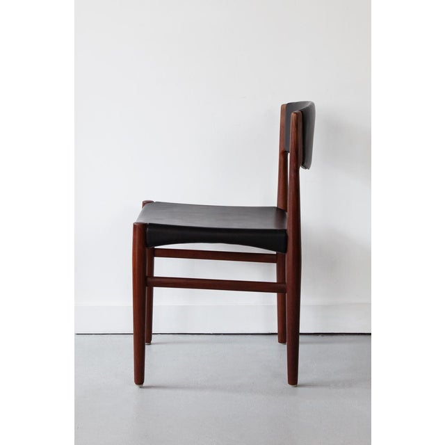 Mid-Century Modern Vintage Daish Dining Chairs by Grete Jalk, 1960s, Set of 4 For Sale - Image 3 of 9