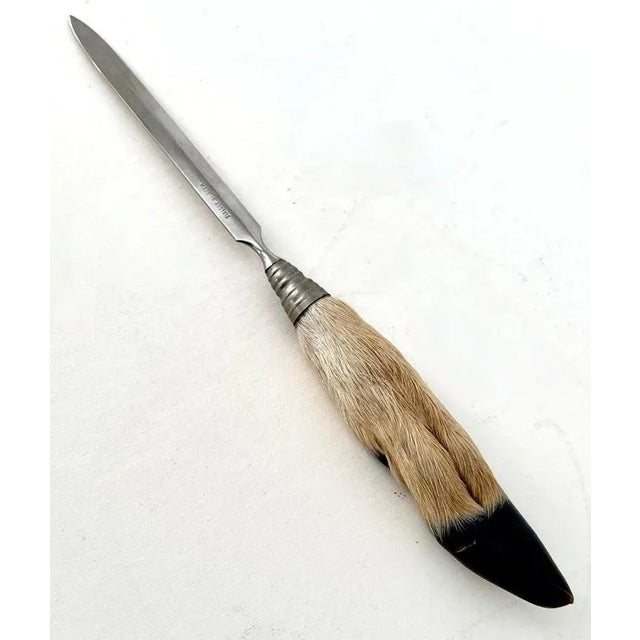 Hoof letter opener, made in Austria. The piece, in the style of Ralph Lauren, is a compliment to many settings, especially...