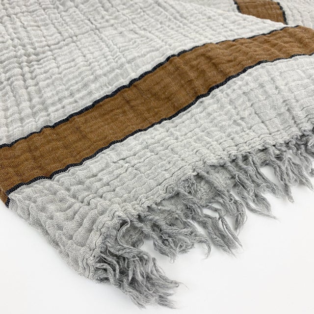 Turkish FlyInn Cotton Throw Blanket Chairish