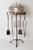 Historicist English Brass Fireplace Tools with Striding Lions, 1950s, Set of 6 For Sale - Image 4 of 13