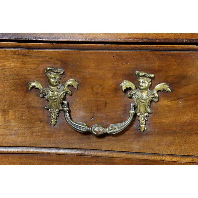 Louis XV Provincial Walnut Bombe Commode For Sale - Image 4 of 11