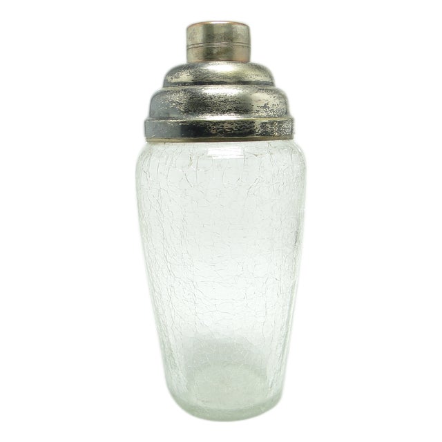Art Deco Crystal Cocktail Shaker from Wolfgang Wolff, Germany, 1960s For Sale