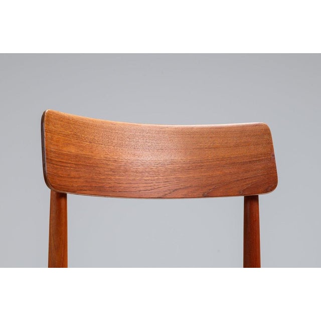 Danish Dining Chairs in Teak and Paper Cord, Denmark, 1960, Set of 4 For Sale - Image 11 of 16