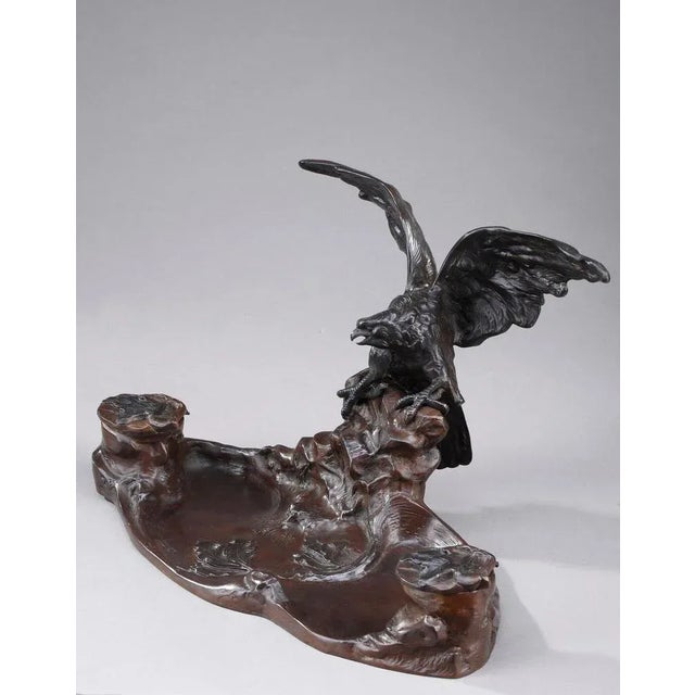 Art Nouveau Inkwell by Albert Marete, France For Sale - Image 6 of 18