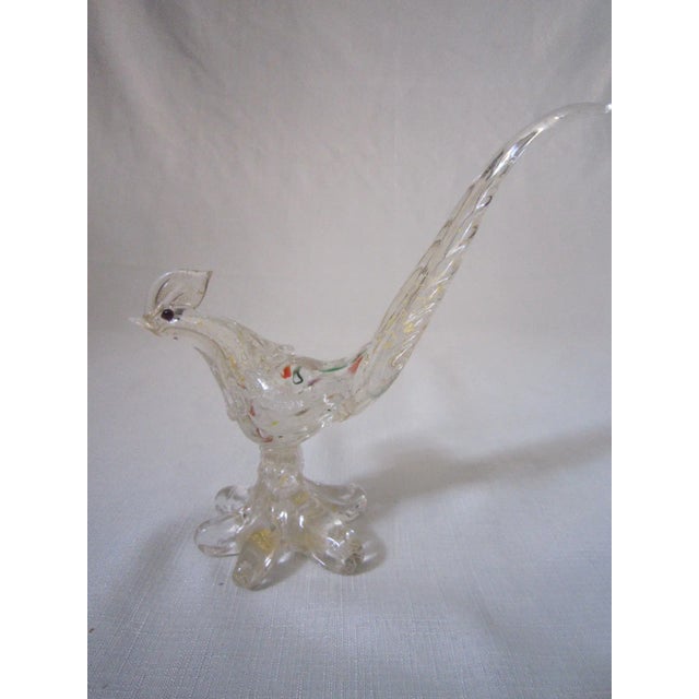 1960s 1960s Mid-Century Murano Glass Bird Figure For Sale - Image 5 of 6