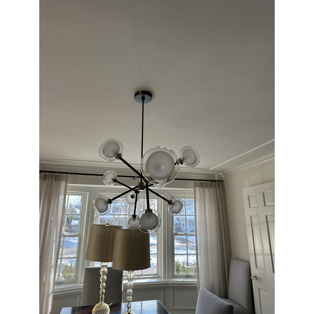 Modern Nobila Linear Chandelier – Sculptural Modern Elegance For Sale - Image 13 of 13