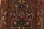 Textile Heriz Runner 2’7” X 21’10” Rust Wool Tribal Hand-Knotted Oriental Rug For Sale - Image 7 of 12