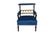 Set of Blue Armchairs, 1830s For Sale - Image 15 of 16