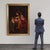 An elegant 18th-century oil on canvas painting depicting the allegory of winter, of remarkable pictorial quality. The...