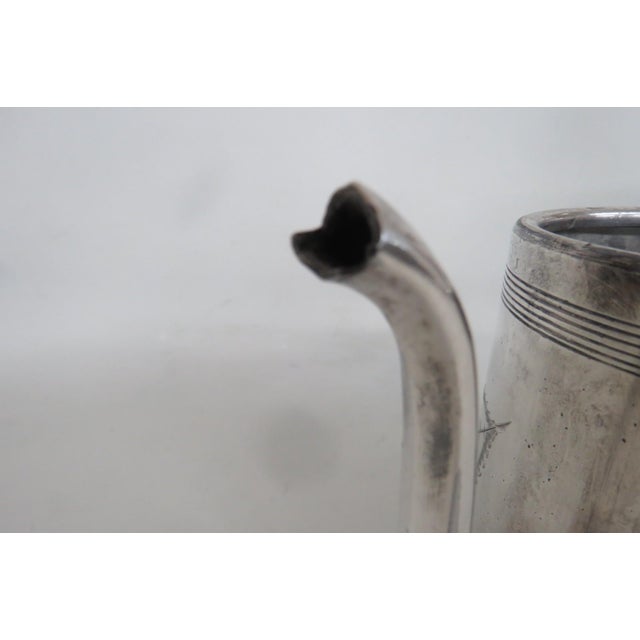 Sheffield Silver Plated Tea Coffee Pot Number 851 Early 1900s Made in Usa 4853b For Sale - Image 10 of 18