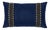 Schumacher X Johnson Hartig Punk Rock Navy Pillow For Sale