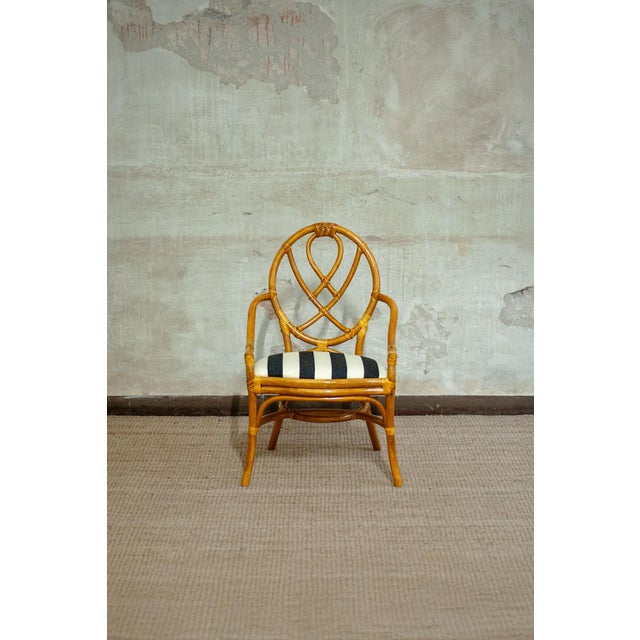 Vintage Bamboo Chairs, 1970s, Set of 6 For Sale - Image 4 of 15