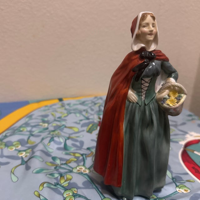 Figurative Porcelain Figurine Titled "Jean" Classic Piece by Royal Doulton For Sale - Image 3 of 11